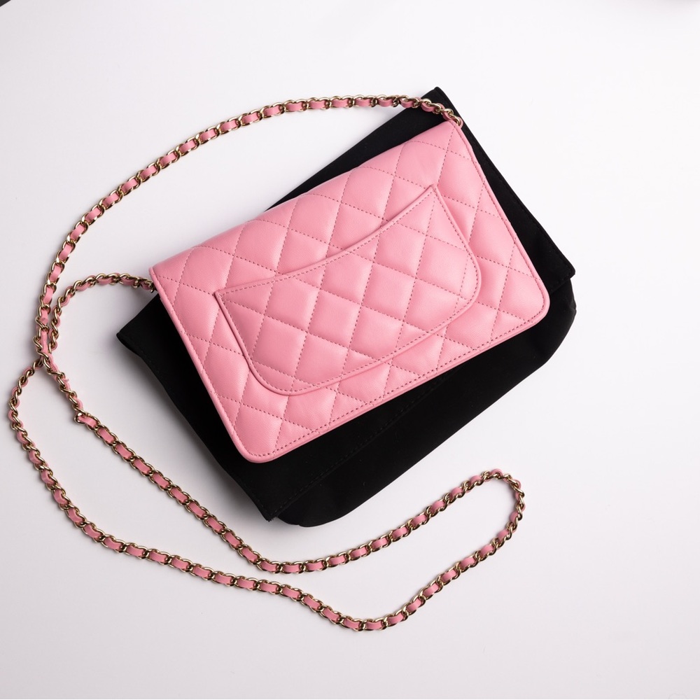 NWT Chanel Wallet-on-chain in pink lambskin - Picture 5 of 8